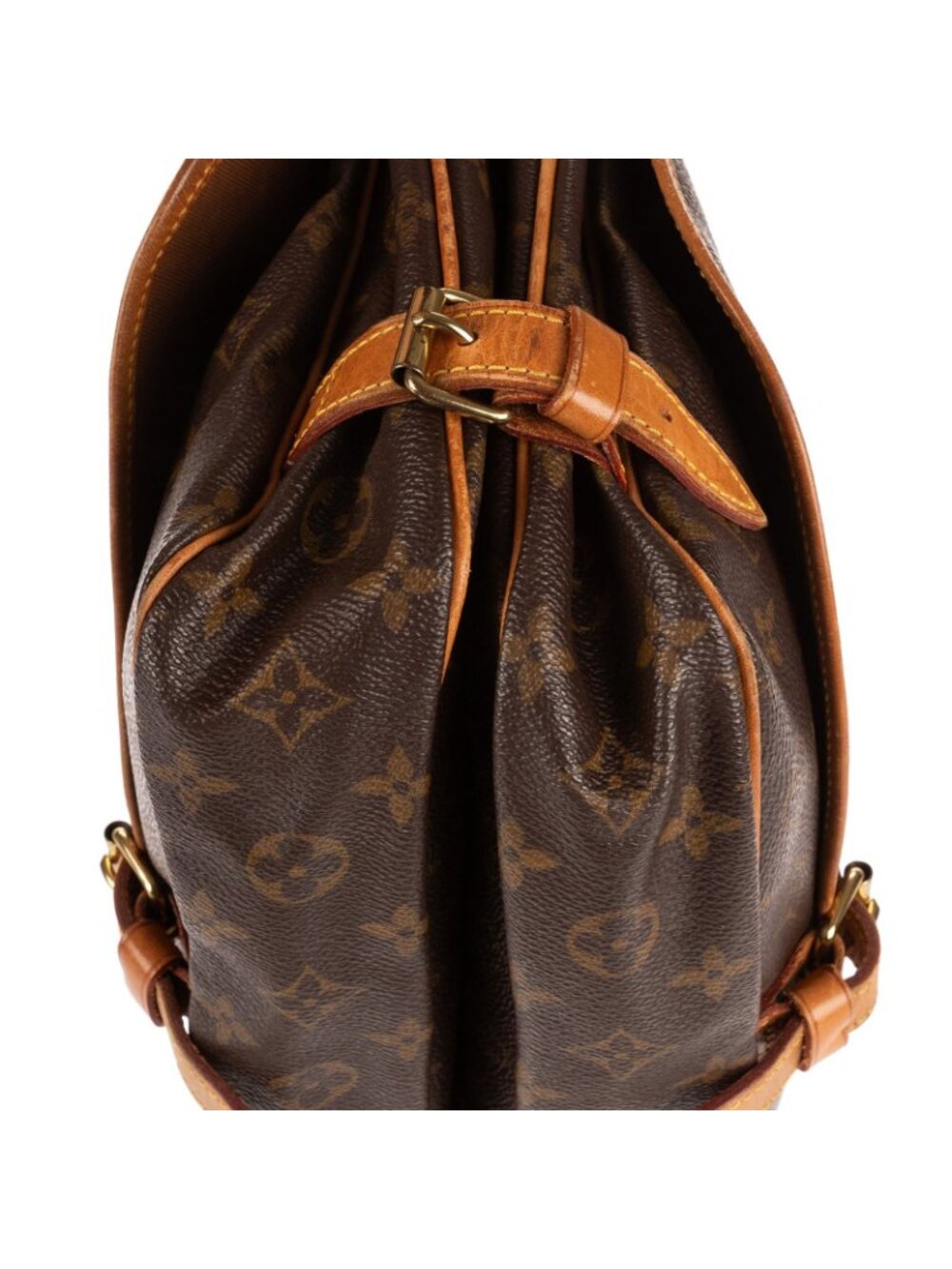 Louis Vuitton Saumur Brown Monogram Canvas - Picture 8 of 11